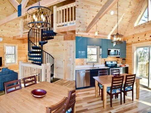 Luxury Log Cabin with Mountain and Forest Views near Asheville, North Carolina in Fletcher (Észak-Karolina)
