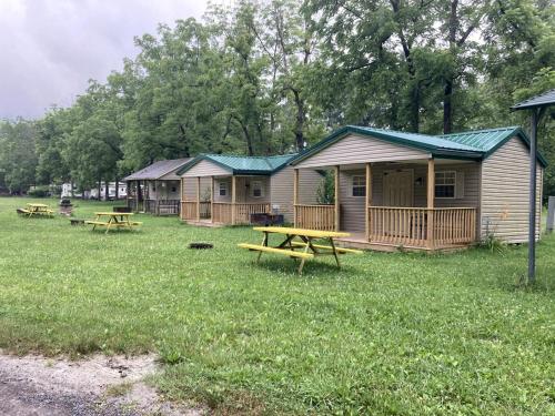 Rustic Cabin Rental on Family-Friendly Campsite near Harrisburg, Pennsylvania