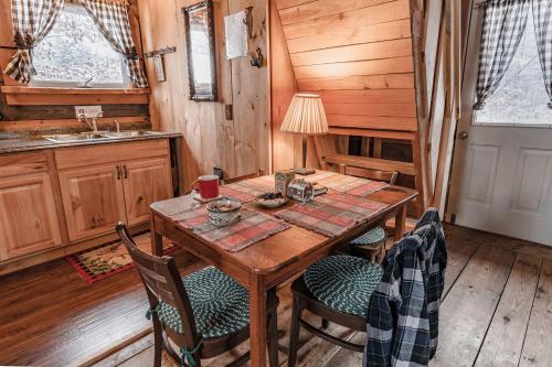 Cozy Log Cabin with an Indoor Fireplace Located on 70 Forested Acres in Leicester, Vermont in Brendona (VT)