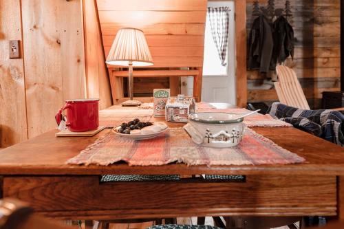 Cozy Log Cabin with an Indoor Fireplace Located on 70 Forested Acres in Leicester, Vermont in Brendona (VT)