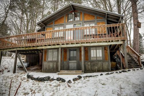 Exterior view, Stunning Cabin Getaway Surrounded by Towering Pine Trees in Walker, Minnesota in Walker (MN)
