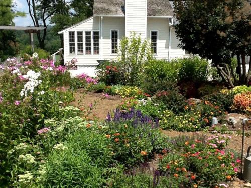 Secluded Country Cabin Rental with Beautiful Garden Space near Fayetteville, Arkansas