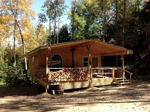 Rustic Creekside Cabin on 100-Acre Forest near Letchworth Park, New York