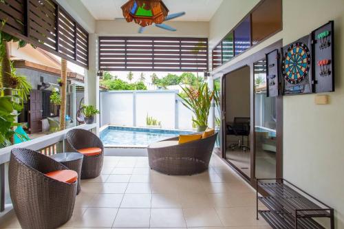 150 m from a paradise beach 3 bedrooms pool - 레크레이션 시설