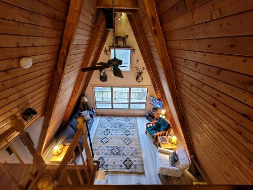 Secluded A-Frame Cabin with Private Riverfront on Little Manistee River near Tustin, Michigan in Luther (MI)