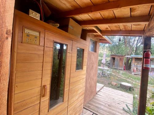 Studio Cabin Suite on Organic Farm Stay near Taos, New Mexico in Arroyo Seco