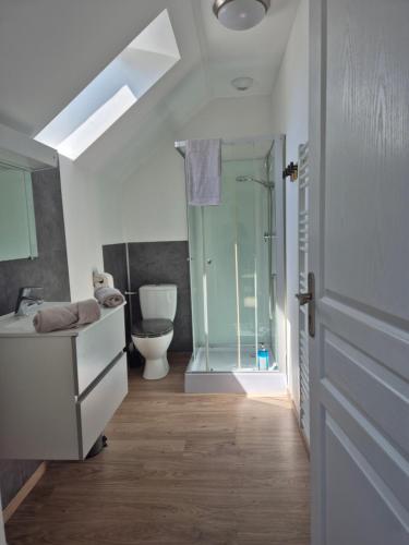 Shower, Gite de la Gourgeonne in Vanne