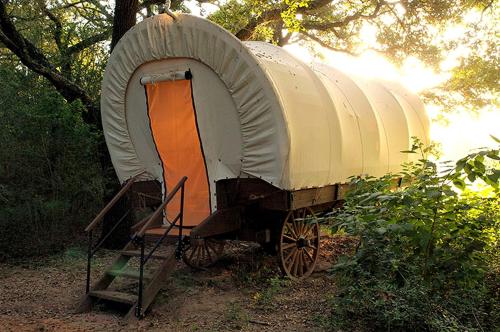 A szálláshely kívülről, Unique Wagon Accommodation at Bed and Breakfast near Austin, Texas in New Ulm