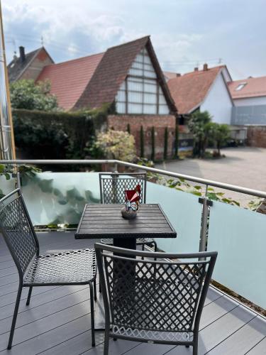 Erkély/terasz, Kleines Landhaus Wendel in Kapellen-Drusweiler