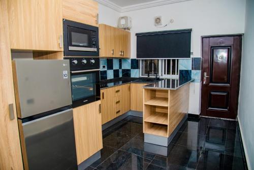 Kitchen, Kingston Luxury Apartments, Flat 2 in Adiabo Ikot Mbo