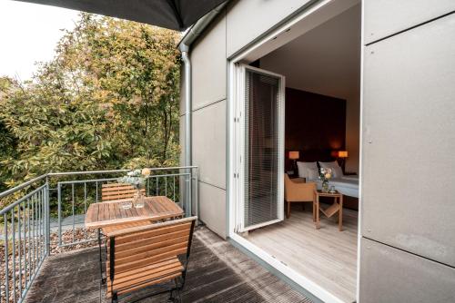 Erkély/terasz, Weinhotel Wasem in Ingelheim am Rhein