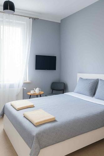 1 double bed