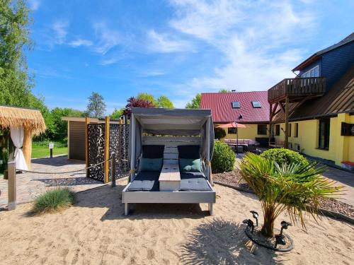 Dārzs, Ferienwohnung Ackerblick auf Ferienhof in Schwartbuck in Švartbuka