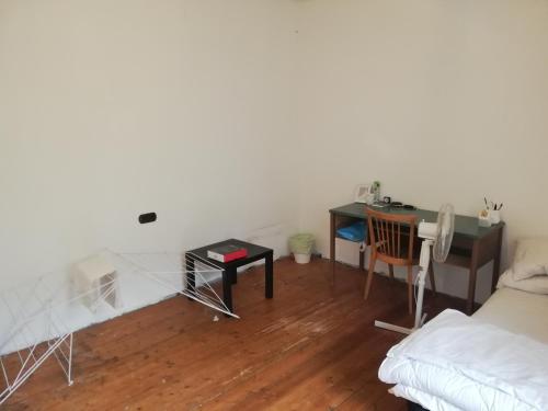 Room with shared bathroom