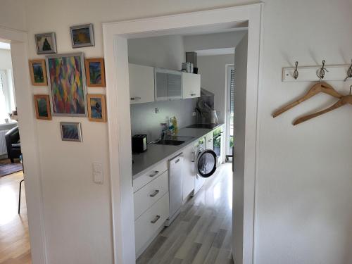 Kitchen, Ferienwohnung Bucherkiste in Hetzerath