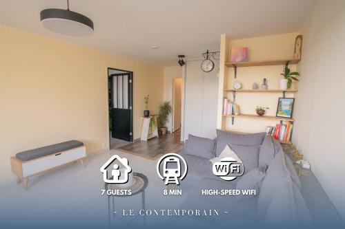 Le Contemporain ~ T4 Spacieux ~ RER A & Disney - Location saisonnière - Torcy