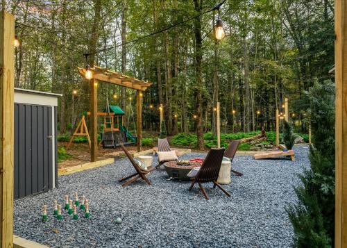 Pocono Lake Getaway Sauna Hot Tub Playground