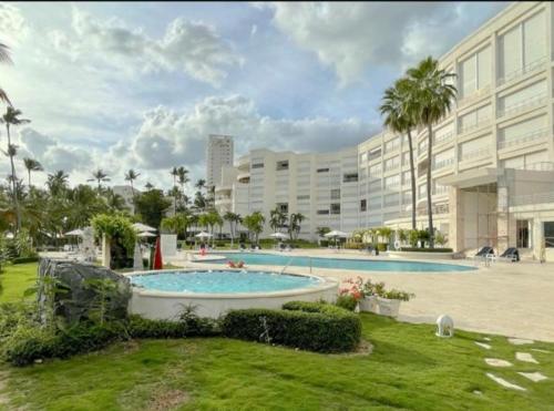 Exterior view, Escape Beachfront Condo Costa del Sol Juan Dolio in Juan Dolio