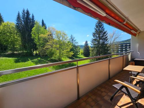 景觀, Ferienwohnung Hirschlein mit Schwarzwaldblick in Baiersbronn in 拜爾斯布龍