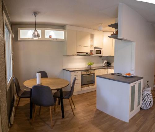 Kitchen, The Polar Roost in Ahkiomaa