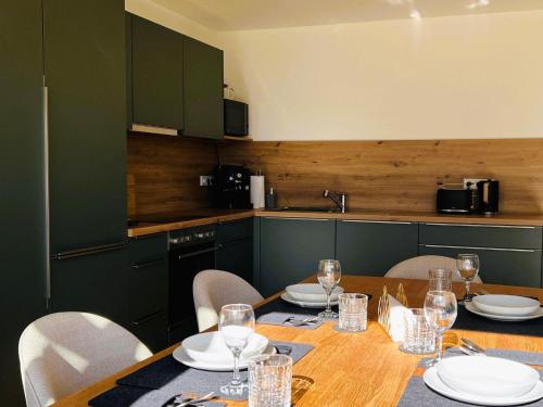 Kitchen, Urlaub am Schafhof in Rimbach