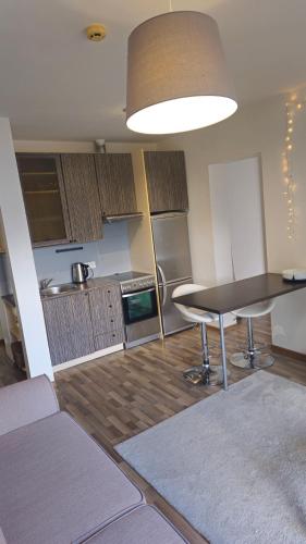 Kitchen, Cozy Little Penthouse Free Parking, Self Check In in Veerenni
