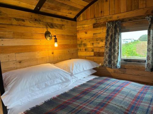 Shepherd's Huts at Cotswold Hills Country Park in Salford