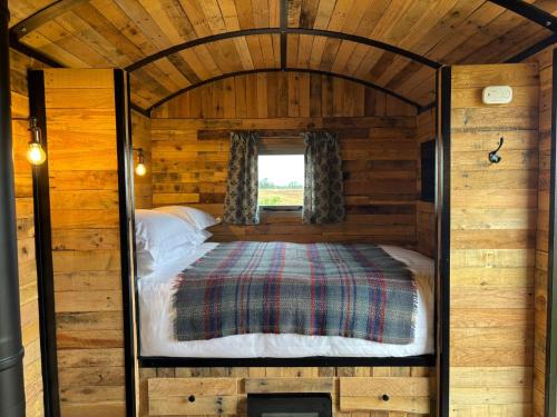 Shepherd's Huts at Cotswold Hills Country Park in Salford