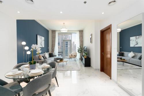 Bellaviu Holiday Homes,1BR Elegant Stay, Noora Tower, Business Bay, Dubai