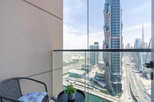 Bellaviu Holiday Homes,1BR Elegant Stay, Noora Tower, Business Bay, Dubai (Foto 7)