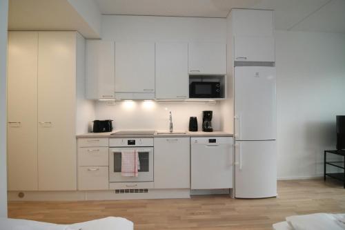 Kitchen, Central Studio for 2 in Turku Harbour