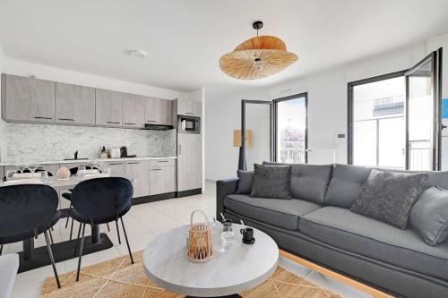Modern Appt - 1BDR-2P - Near Paris & La Defense - Location saisonnière - Puteaux