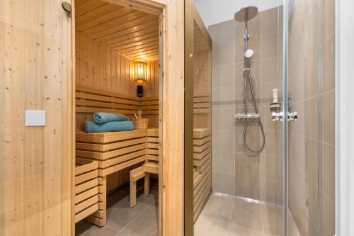 Sauna, Hafenspaß - Sauna, Steg, Hafenblick, Kamin, Terrasse in Olpenitz