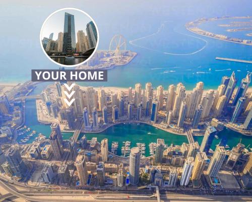Sparkle Tower by Swarovski, Full Marina View, 2min JBR & Metro, Sleeps 4, Dubai (photo 8)