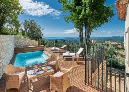 Изглед, Chateau Saint-Martin & Spa, Oetker Hotels in Венс
