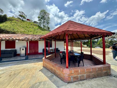 Finca cafetera para descanso