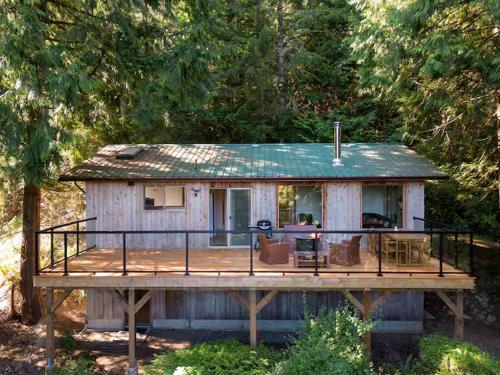 Ocean Vista In the Woods on Saltspring Island near Cusheon Lake
