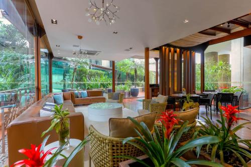 ห้องอาหาร, Wyndham Sao Paulo Ibirapuera Convention Plaza in โมเอมา