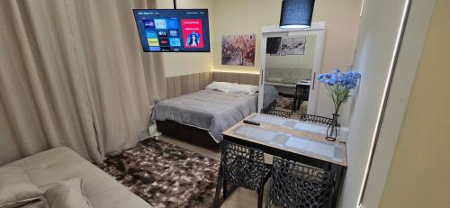 客室内ベッド, Apartamento sofisticado próximo metrô República (Apartamento sofisticado proximo metro Republica) in サンタ セシリア