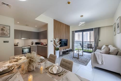 Act One Luxury 2BR Front-Row Burj & Fountain Views, Dubaj (fotografie 9)