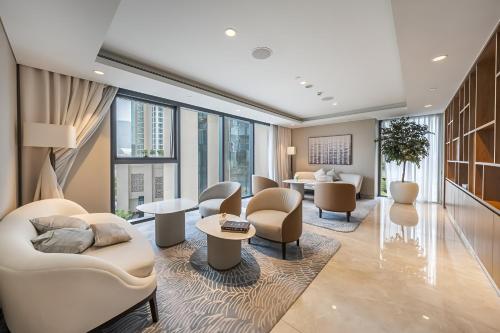 Act One Luxury 2BR Front-Row Burj & Fountain Views, Dubaj (fotografie 8)