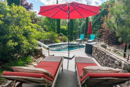 泳池, Blue House by EL-PI TOURS in 馬蘭史卡