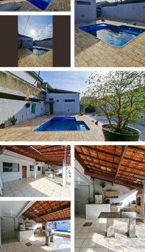 Casa com piscina, churrasqueira, estacionamento