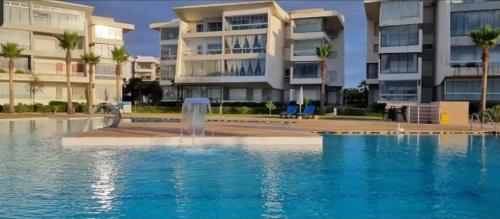 Swimming pool, Sidi Rahal Blue View 3, front mer, acces plage 1 Piscine in Sidi Rahal