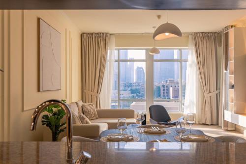 Grand 1bhk burj khalifa view Downtown, Дубай (фото 10)