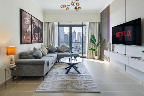 Luxury Jlt 1br 2 Beds In Room Lakeview & Pool, Dubai (Foto 4)