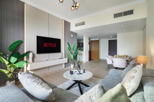 Luxury Jlt 1br 2 Beds In Room Lakeview & Pool, Dubai (Foto 9)