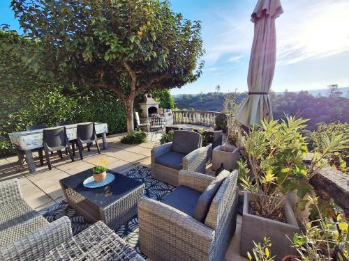 Erkély/terasz, La Cayrade in Uzer