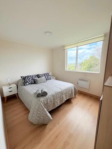 Dpto en Temuco con piscina, cerca de mall y buses