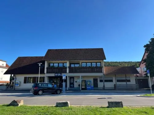 Seeblick in Königsbronn, Deutschland